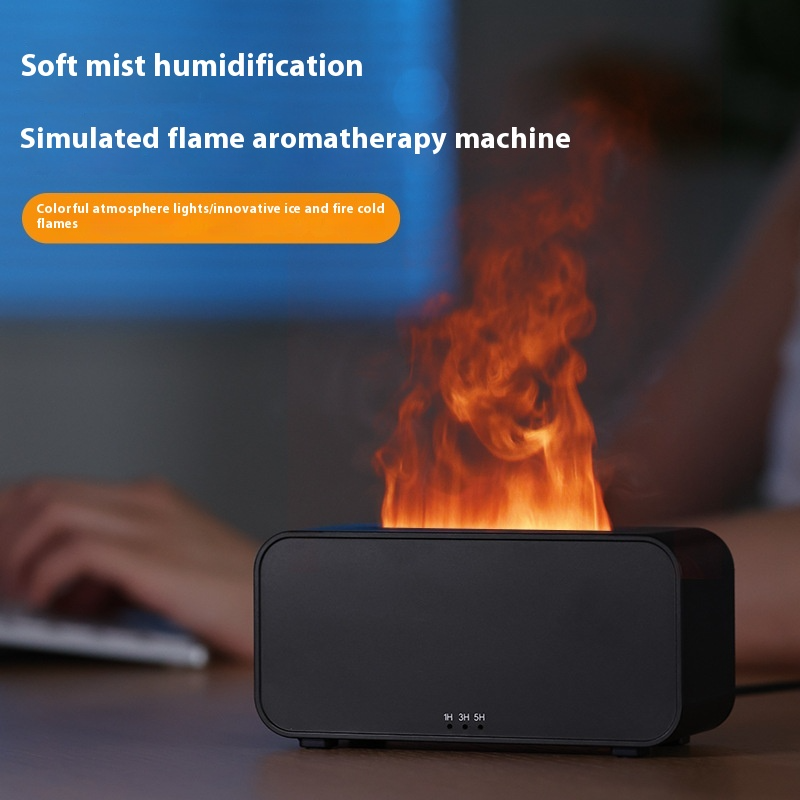 Flame Effect Air Humidifier & Essential Oil Diffuser