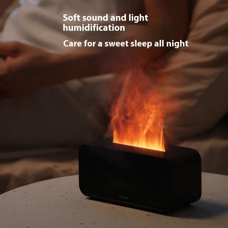 Flame Effect Air Humidifier & Essential Oil Diffuser